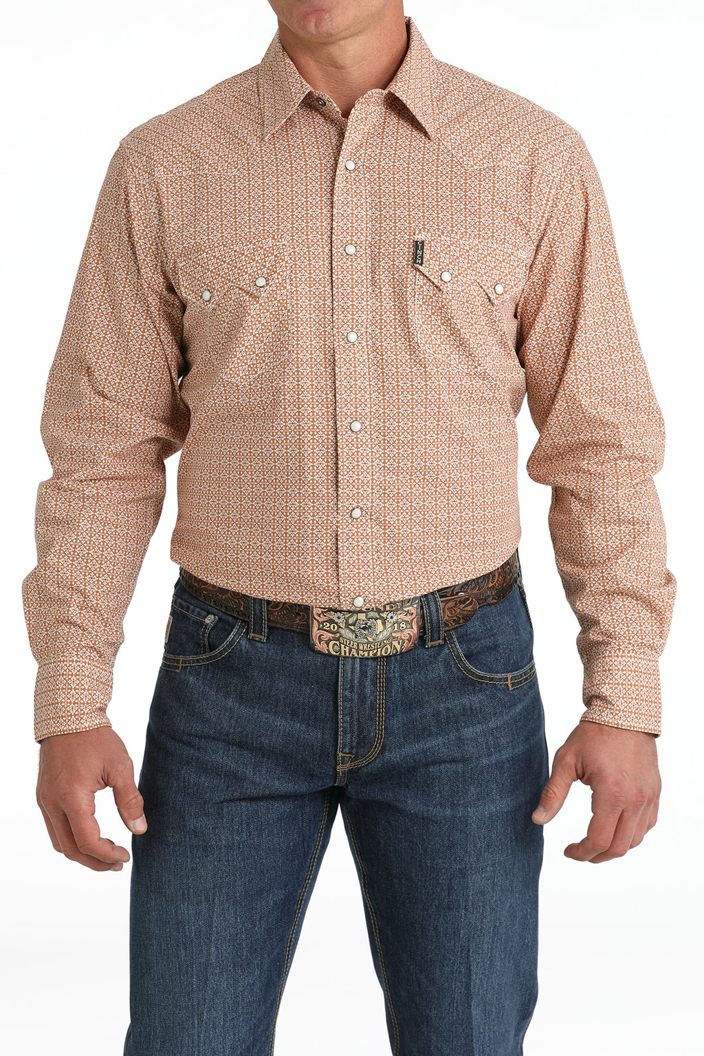 CINCH Men's Modern Fit Western Button-Down Shirt