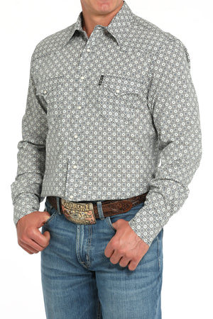CINCH Men's Printed Modern Button-Down Western Shirt