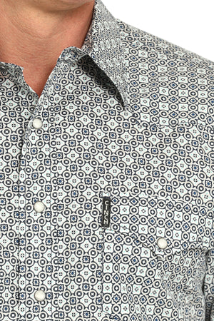 CINCH Men's Printed Modern Button-Down Western Shirt