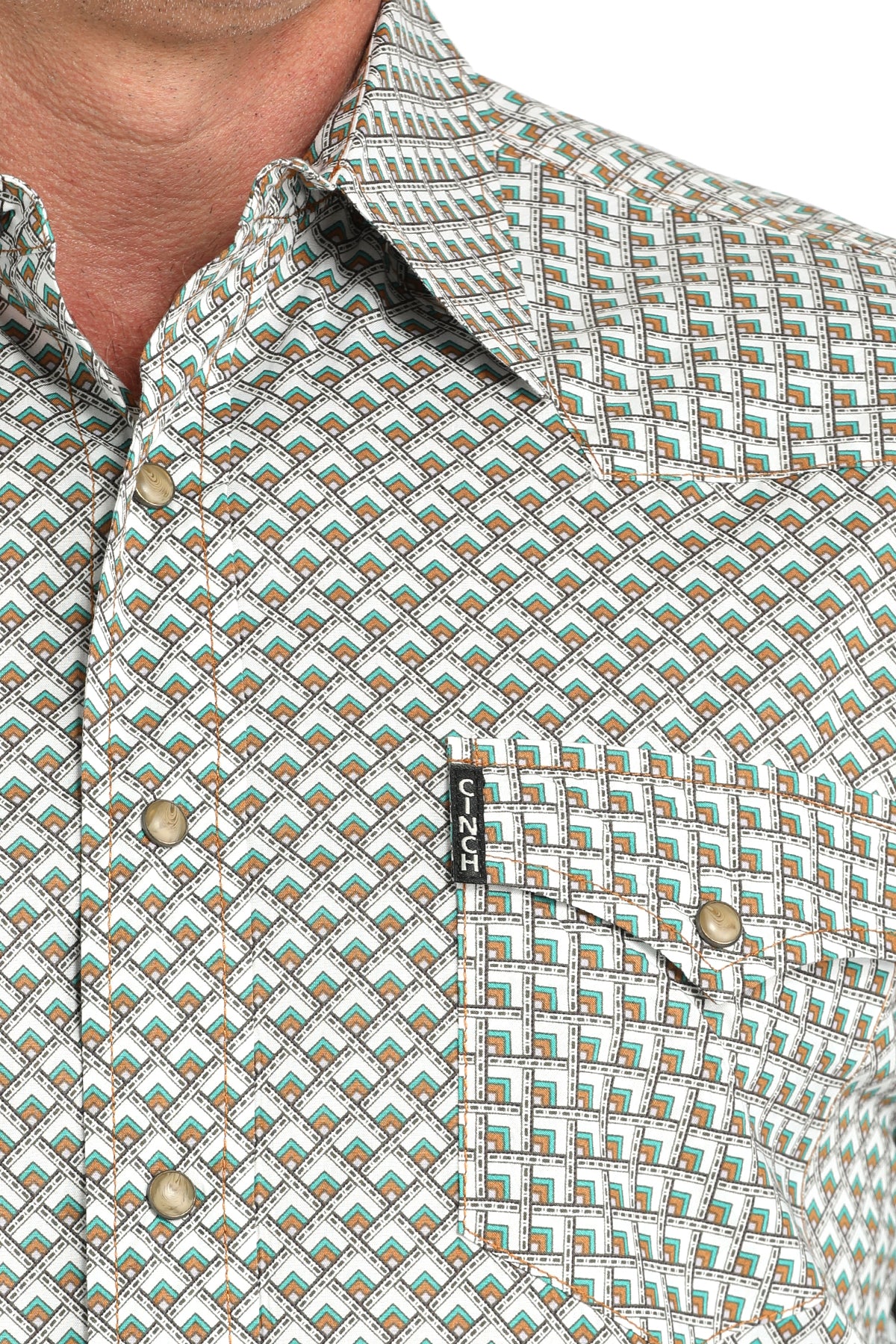 CINCH Men's Modern Fit Snap Front Western Shirt