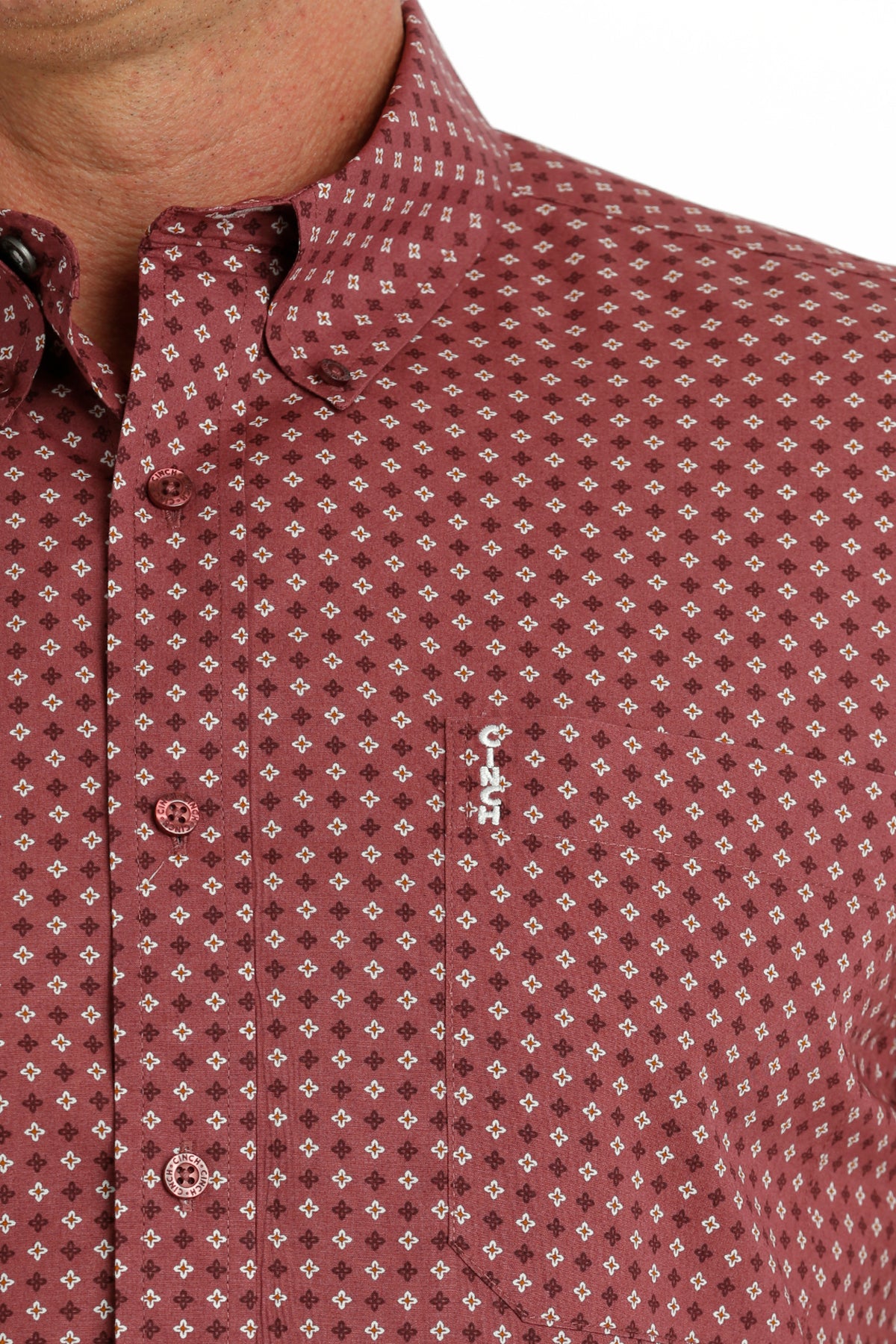 CINCH Men's Modern Fit Print Button-Down Shirt