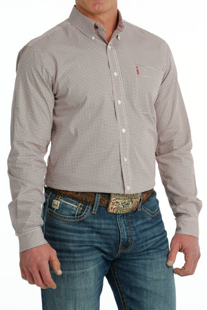 CINCH Men's Modern Fit Print Button-Down Shirt