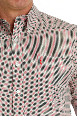 CINCH Men's Modern Fit Print Button-Down Shirt