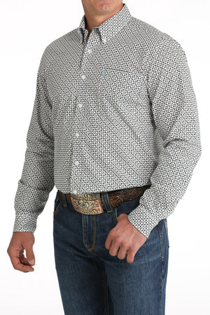 CINCH Men's Modern Fit Print Button-Down Shirt