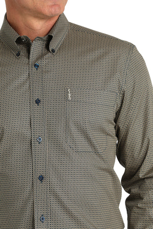 CINCH Men's Modern Fit Print Button-Down Shirt