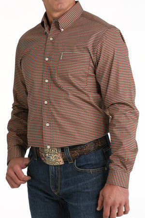 CINCH Men's Modern Fit Print Button-Down Shirt