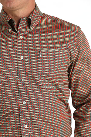 CINCH Men's Modern Fit Print Button-Down Shirt