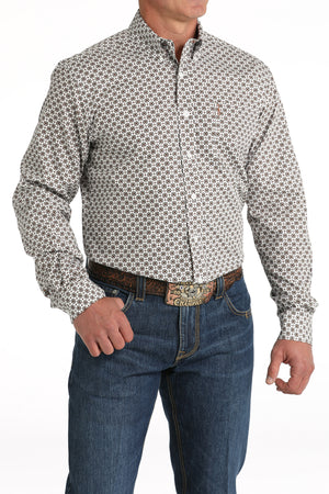 CINCH Men's Modern Fit Print Button-Down Shirt