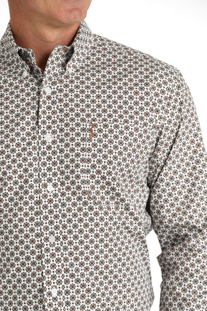 CINCH Men's Modern Fit Print Button-Down Shirt