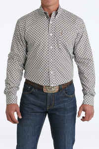 CINCH Men's Modern Fit Print Button-Down Shirt