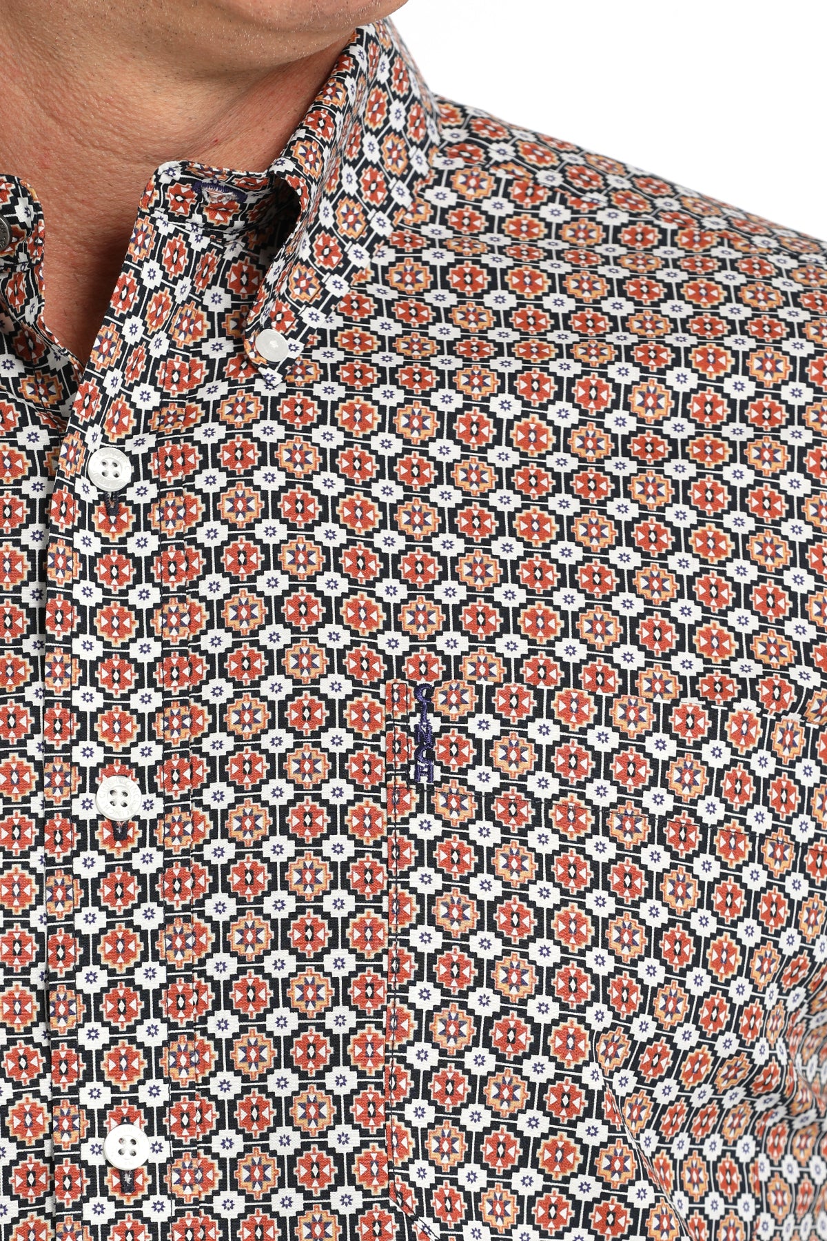 CINCH Men's L/S Modern Fit Print Button-Down Shirt