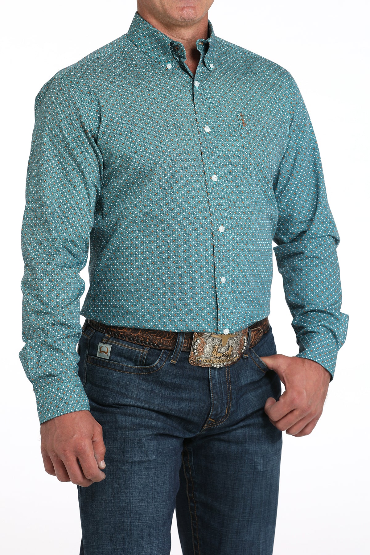 CINCH Men's Modern Fit Button-Down Western Shirt