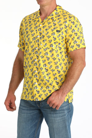 CINCH Men's Camp Hawaiian Short Sleeve Button-Down Western Shirt