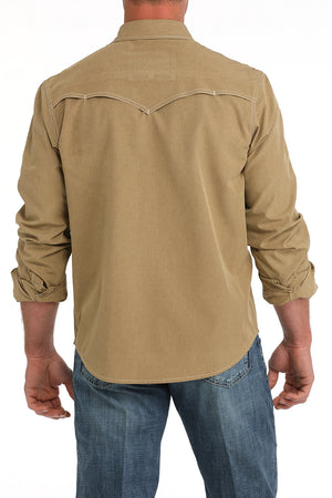 CINCH Men's Camp Long Sleeve Button-Down Western Shirt