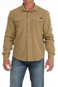 CINCH Men's Camp Long Sleeve Button-Down Western Shirt