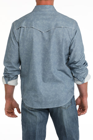 CINCH Men's Camp Long Sleeve Button-Down Western Shirt