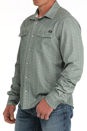 CINCH Men's Camp Long Sleeve Button-Down Western Shirt