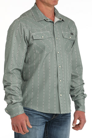 CINCH Men's Camp Long Sleeve Button-Down Western Shirt