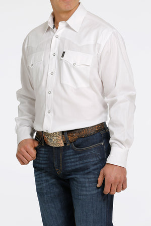 CINCH Men's White Western Shirt