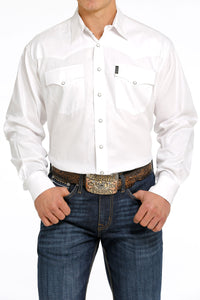 CINCH Men's White Western Shirt