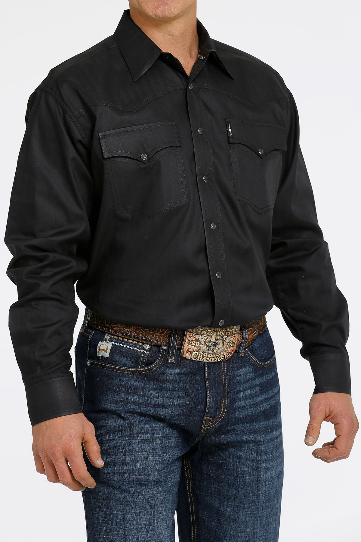 CINCH Men's Black Western Shirt