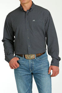 CINCH Men's Charcoal ARENAFLEX Button-Down Western Shirt