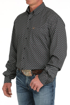 CINCH Men's Navy ARENAFLEX Western Button-Down Shirt