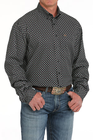 CINCH Men's Navy ARENAFLEX Western Button-Down Shirt