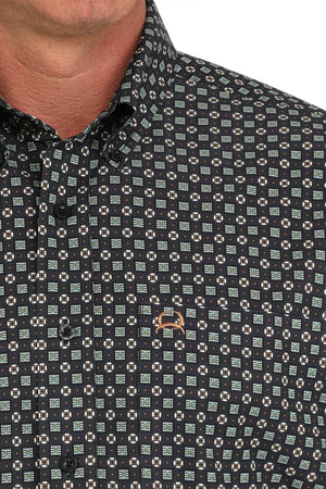 CINCH Men's Navy ARENAFLEX Western Button-Down Shirt