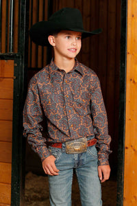 CINCH Boys Long Sleeve Button Down
