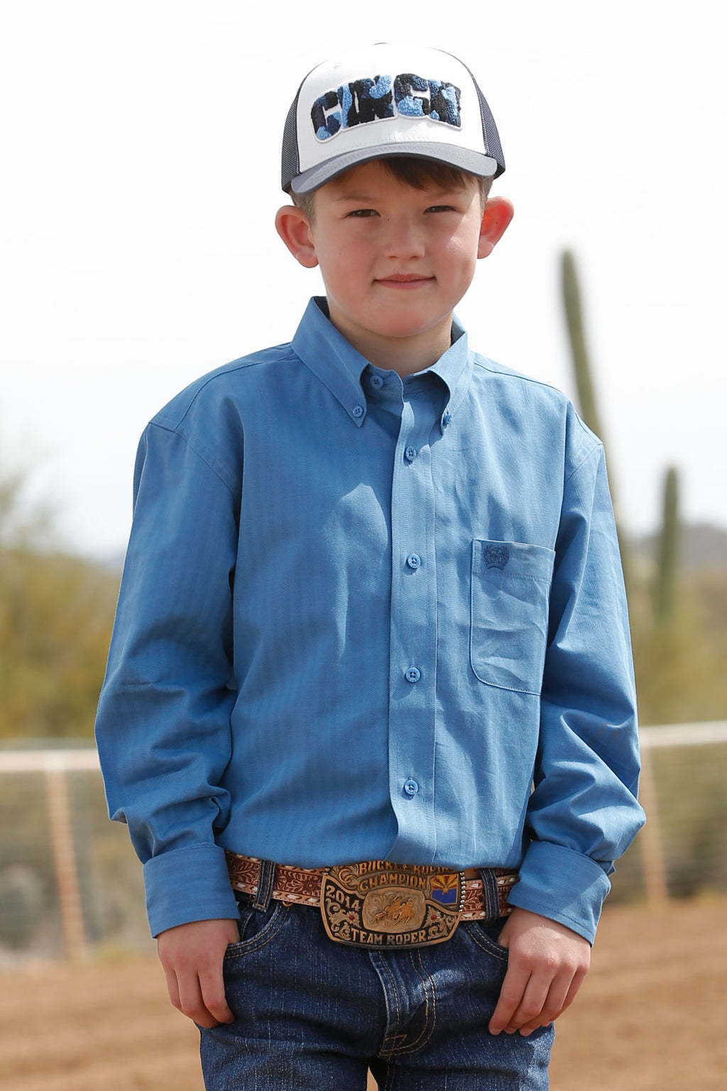 CINCH Boy's Button-Down Western Shirt