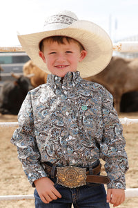 CINCH Boy's Button-Down Western Shirt