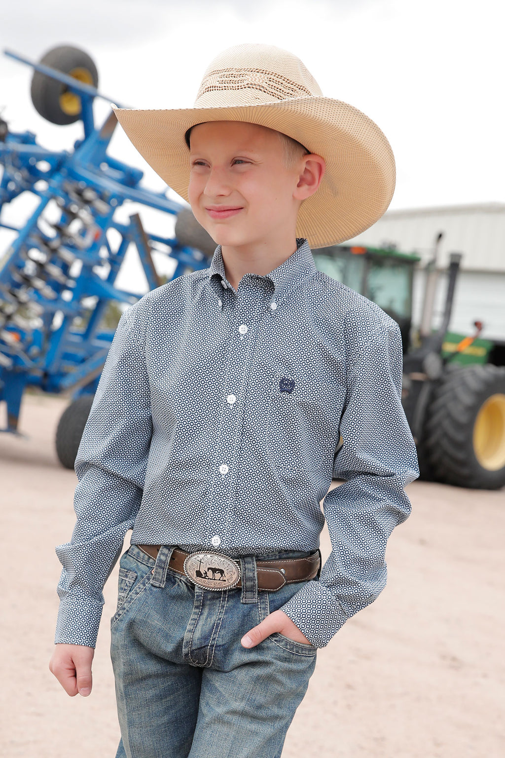 CINCH Boy's Button-Down Western Shirt