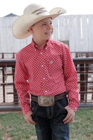 CINCH Boy's Button-Down Western Shirt