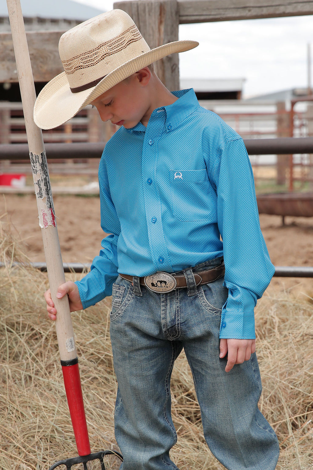 CINCH Arenaflex Boy's Button-Down Western Shirt