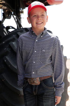 CINCH Arenaflex Boy's Button-Down Western Shirt