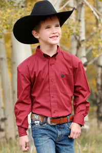 CINCH Boy's Button-Down Western Shirt