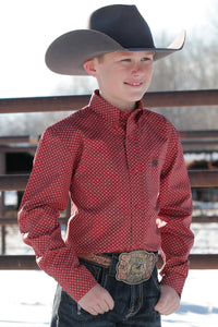 CINCH Boy's Button-Down Western Shirt