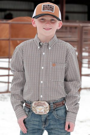 CINCH Boy's Button-Down Western Shirt