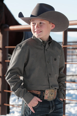 CINCH Boy's Button-Down Western Shirt