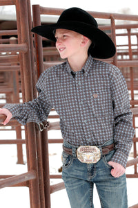 CINCH Boy's Button-Down Western Shirt