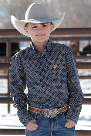 CINCH Boy's Button-Down Western Shirt