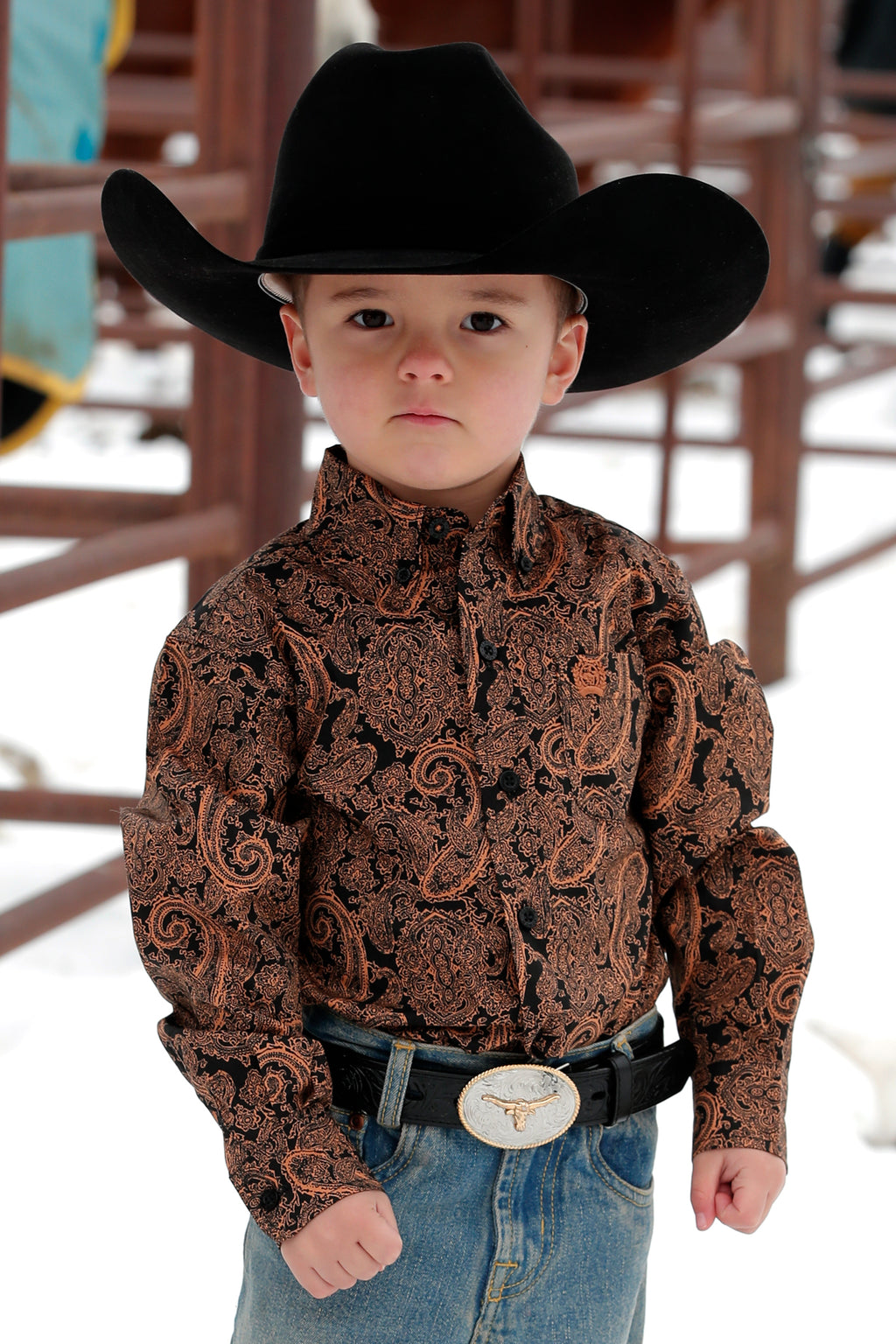 CINCH Toddler/Infant Button-Down Western Shirt