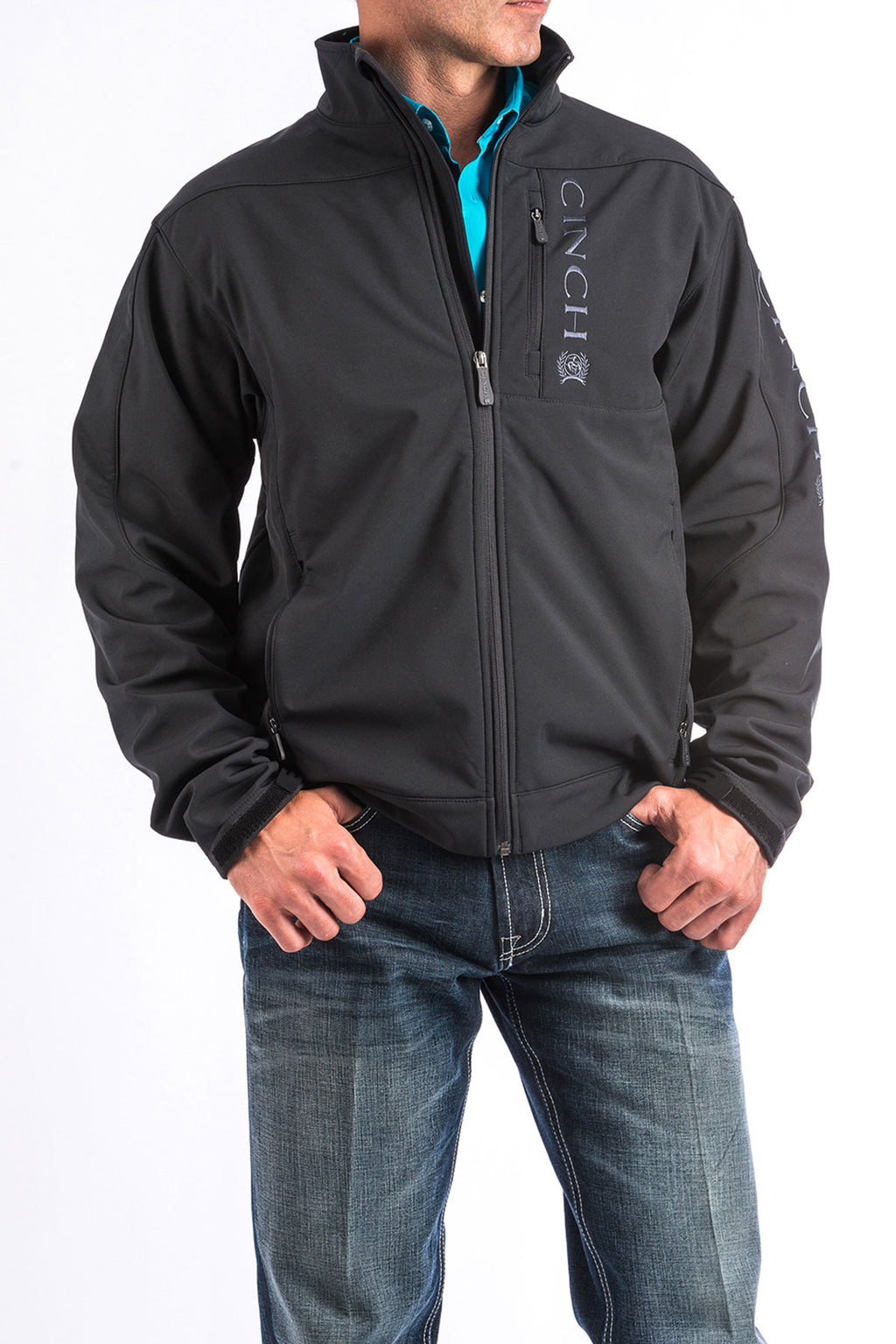 CINCH Men's Black Bonded Jacket