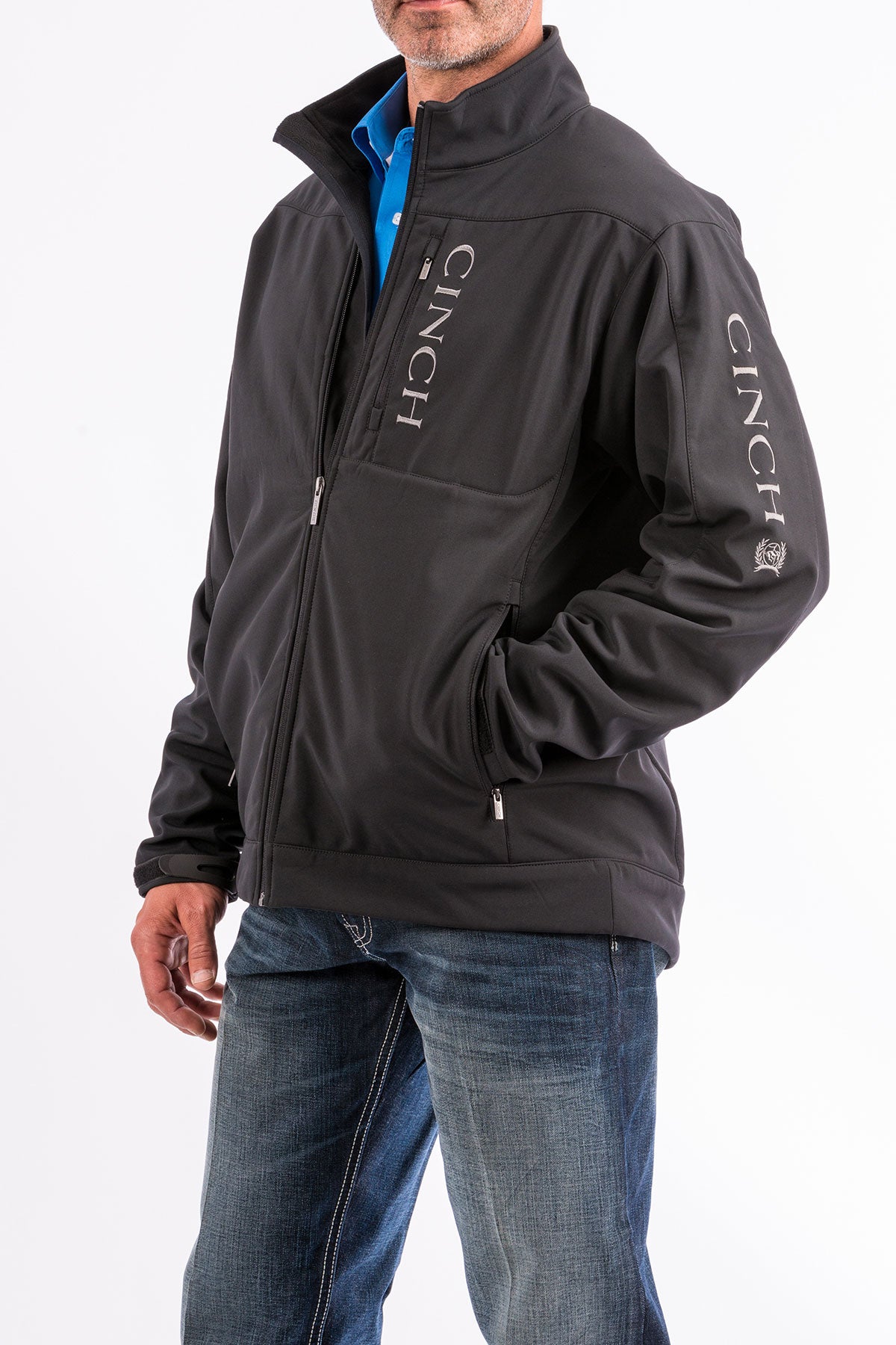 CINCH Men's Black Concealed Carry Bonded Jacket