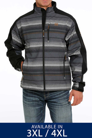 CINCH Men's Black Bonded Jacket (Plus)