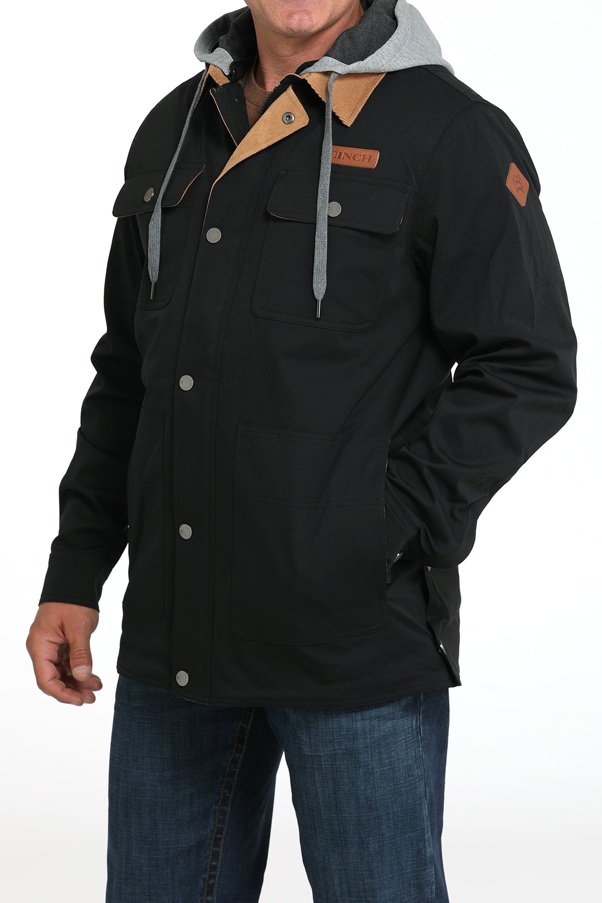 CINCH Men's Black Barn Coat
