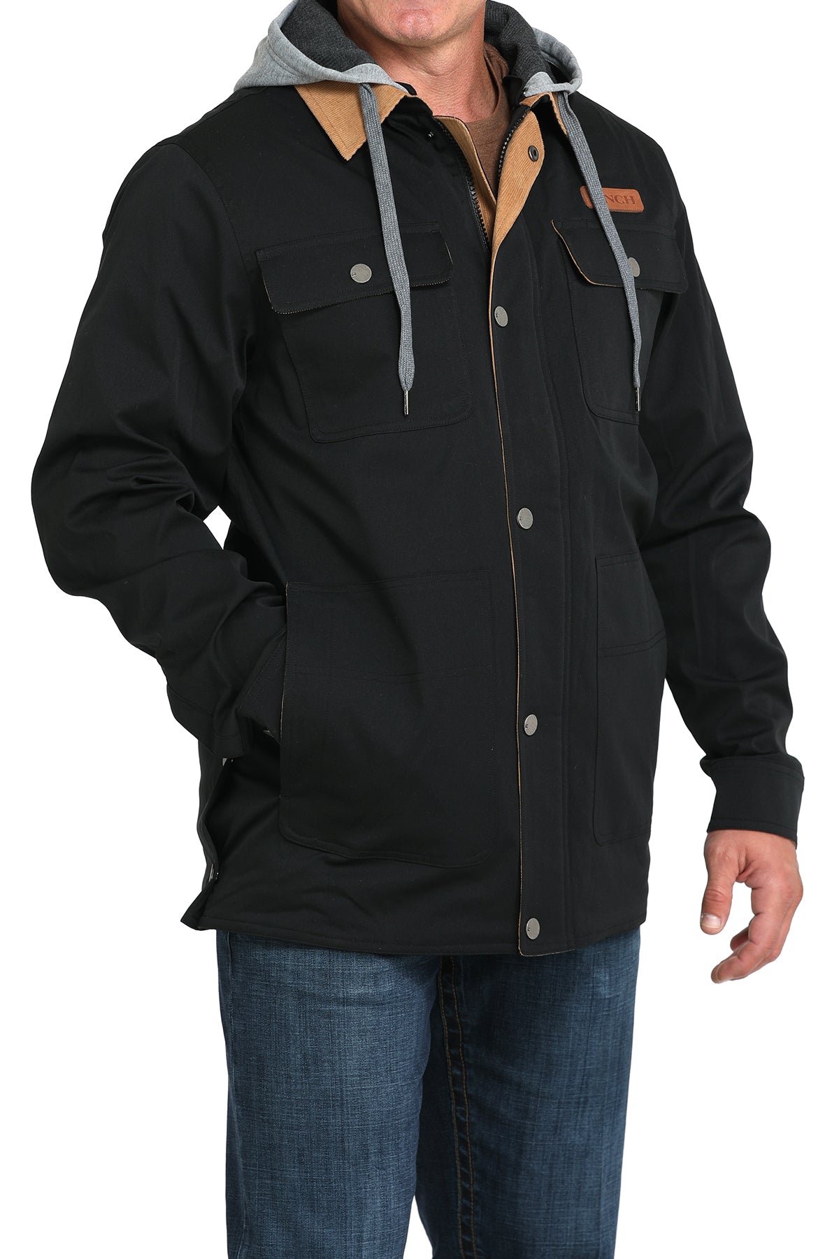 CINCH Men's Black Barn Coat
