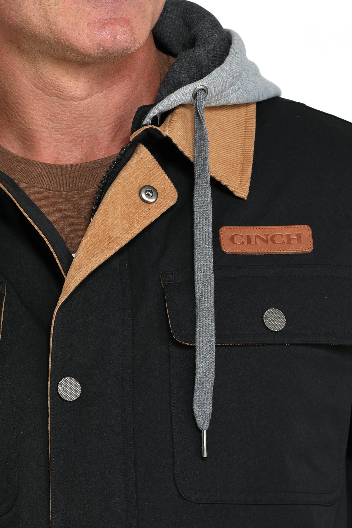 CINCH Men's Black Barn Coat