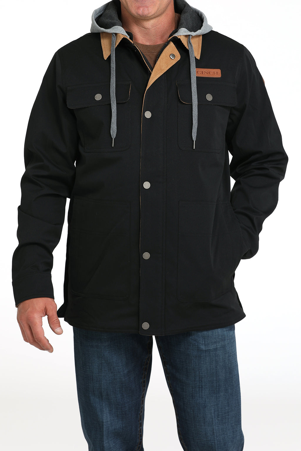CINCH Men's Black Barn Coat